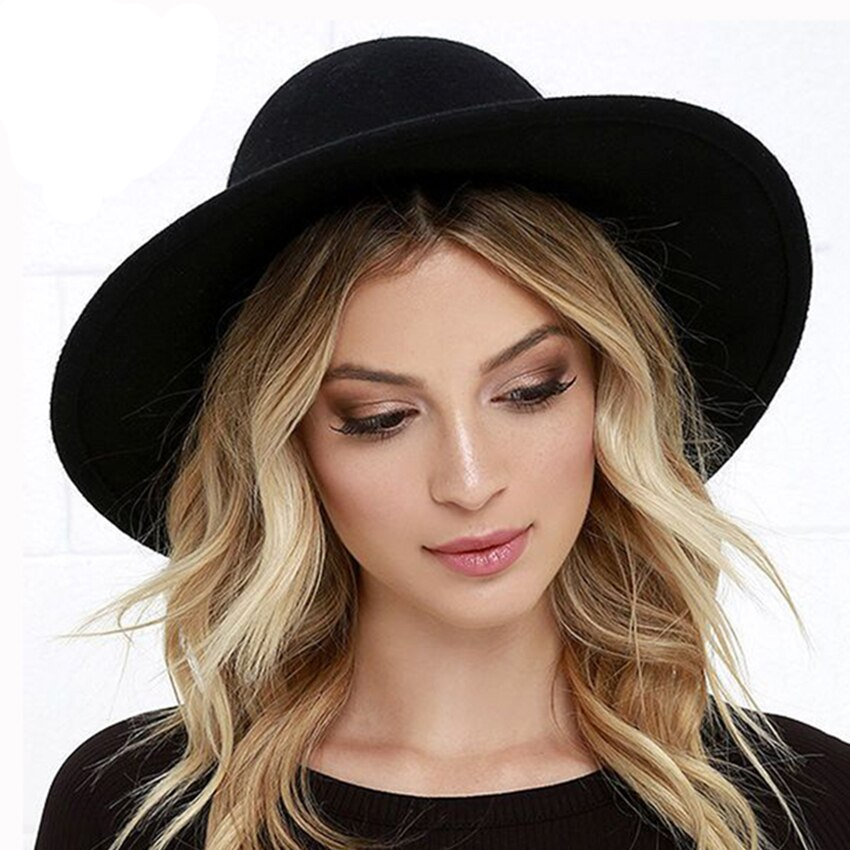 Chapeau Fedora Trilby En Feutre - Unisexe, Circonférence 56-60 Cm - Coton/polyester, Classique Décontracté - Pour Toutes Saisons, Nombreuses Occasions