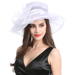 Chapeau de cocktail Organza et soie