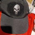 Casquette tête de mort respirante ajustable