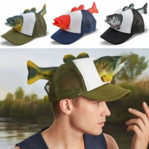 casquette poisson 3D