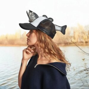 casquette poisson 3D