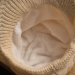 Bonnet casquette femme tricot doublé