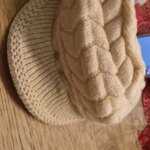 Bonnet casquette femme tricot doublé