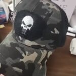 Casquette tête de mort camouflage