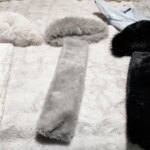 Ensemble toque et écharpe fausse fourrure