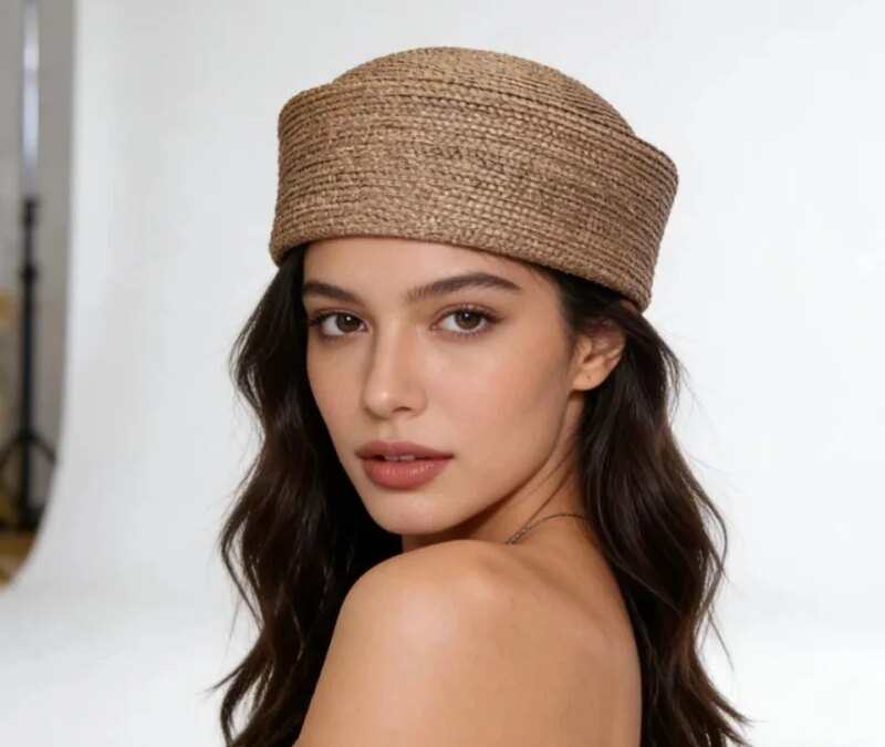 béret femme été pillbox