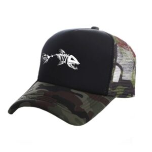 Casquette de pêche Fishbone trucker