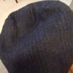 Casquette plate à chevrons en tweed FEINION